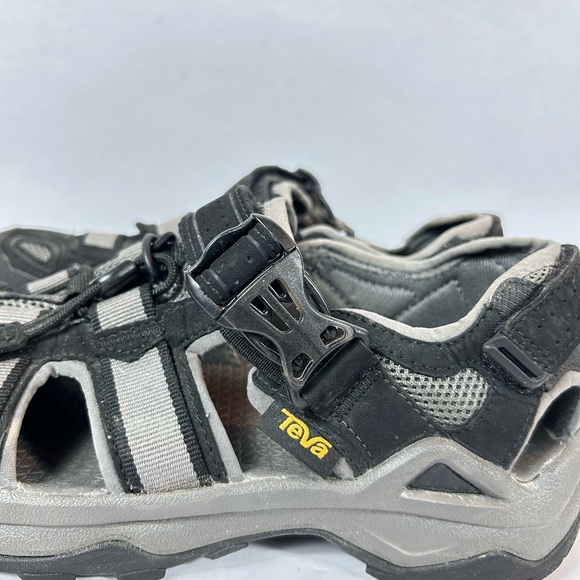 TEVA OMNIUM 2 Black Waterproof Hiking Sports Adjustable Men’s Sandals Sz 7.5 - Picture 10 of 14